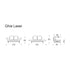 Ghia Laser Sofa Bed Fabric with leather / 210x93cm